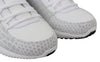 White Polyester Adrian Sneakers Shoes