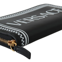 Zip Around Leather Wallet