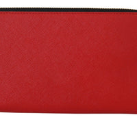 Zip Around Leather Wallet