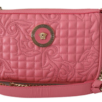Quilted Nappa Leather Clutch Handbag