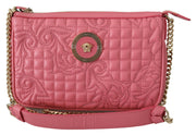 Quilted Nappa Leather Clutch Handbag