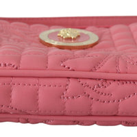 Quilted Nappa Leather Clutch Handbag