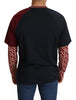 Red Black Pullover Cotton #dgmillennials Crewneck Sweater