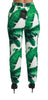 Banana Leaf High Waist Slim Trouser Pants