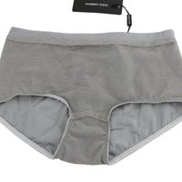 Underwear Silver With Net Silk Bottoms