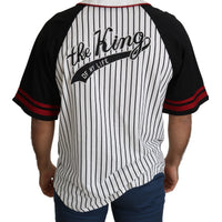 Multicolor King Royal DG Baseball Jersey Striped T-shirt