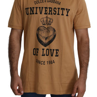 Brown University Of Love Cotton Tee T-shirt