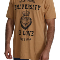 Brown University Of Love Cotton Tee T-shirt