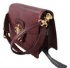 Bordeaux Leather LUCIA Shoulder Messenger Purse Bag