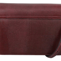 Bordeaux Leather LUCIA Shoulder Messenger Purse Bag
