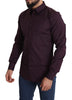 Purple Cotton Stretch Formal SICILIA Dress Shirt