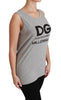 Gray DG Millennial Sleeveless Cotton T-shirt