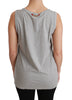 Gray DG Millennial Sleeveless Cotton T-shirt