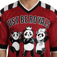 Red Black Oversize Panda T-Shirt