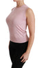 Pink Cashmere Silk Sleeveless Tank Top