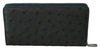 Green Ostrich Leather Continental Mens Clutch Wallet