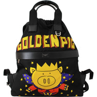 Black Super Pig of the Year Backpack Bag