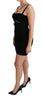 Black Stretch Sheath Bodycon Mini Dress