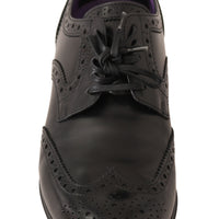 Brown Leather Perforated Brogues