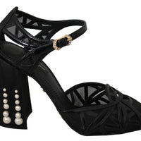 Black Leather Strap Sandals Shoes