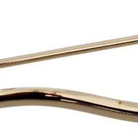 Gold Brass Snake Red Crystal Branded Lapel Pin Brooch