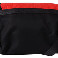 Red Nylon Crossbody Bag