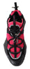 Diamond Black Pink Leather Sneaker