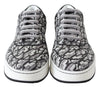 Hawaii Silver Black Glitter Sneakers