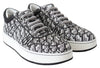 Hawaii Silver Black Glitter Sneakers