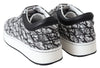Hawaii Silver Black Glitter Sneakers