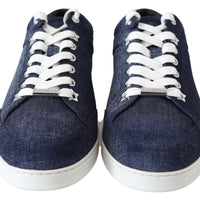 Miami Blue Denim Sneakers