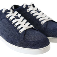 Miami Blue Denim Sneakers