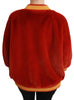 Red Queen Crown Pullover Women Sweater