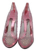 Pink Crystal Floral Heels  CINDERELLA Shoes