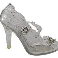 CINDERELLA Transparent Crystal Heels Shoes