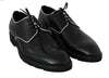 Black Leather Derby Dress Formal Mens  Shoes