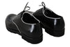 Black Leather Derby Dress Formal Mens  Shoes