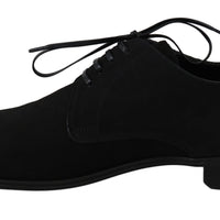 Black Leather Derby Dress Formal Mens  Shoes