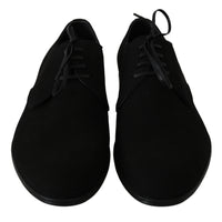 Black Leather Derby Dress Formal Mens  Shoes