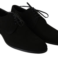 Black Leather Derby Dress Formal Mens  Shoes