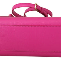 Pink Fig Fruit Shoulder Purse Borse SICILY Leather Bag