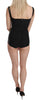 Romper Bodysuit Black Stretch Dress