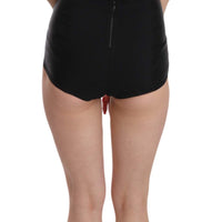 Romper Bodysuit Black Stretch Dress