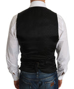 Black Wool Dress Waistcoat