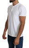 White Henley Stretch Top Mens Underwear T-shirt