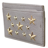 Umika Light Khaki/Gold Leather Card Holder