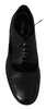 Black Leather Dress Formal Wingtip Shoes