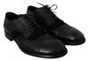 Black Leather Dress Formal Wingtip Shoes