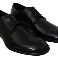 Black Leather Dress Formal Wingtip Shoes