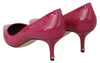 Pink Patent Leather Heels Pumps Shoes